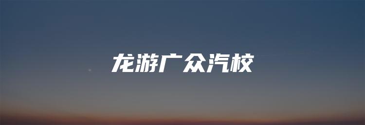 龙游广众汽校