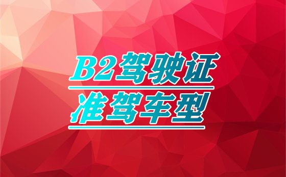 巢湖B2驾照哪个驾校